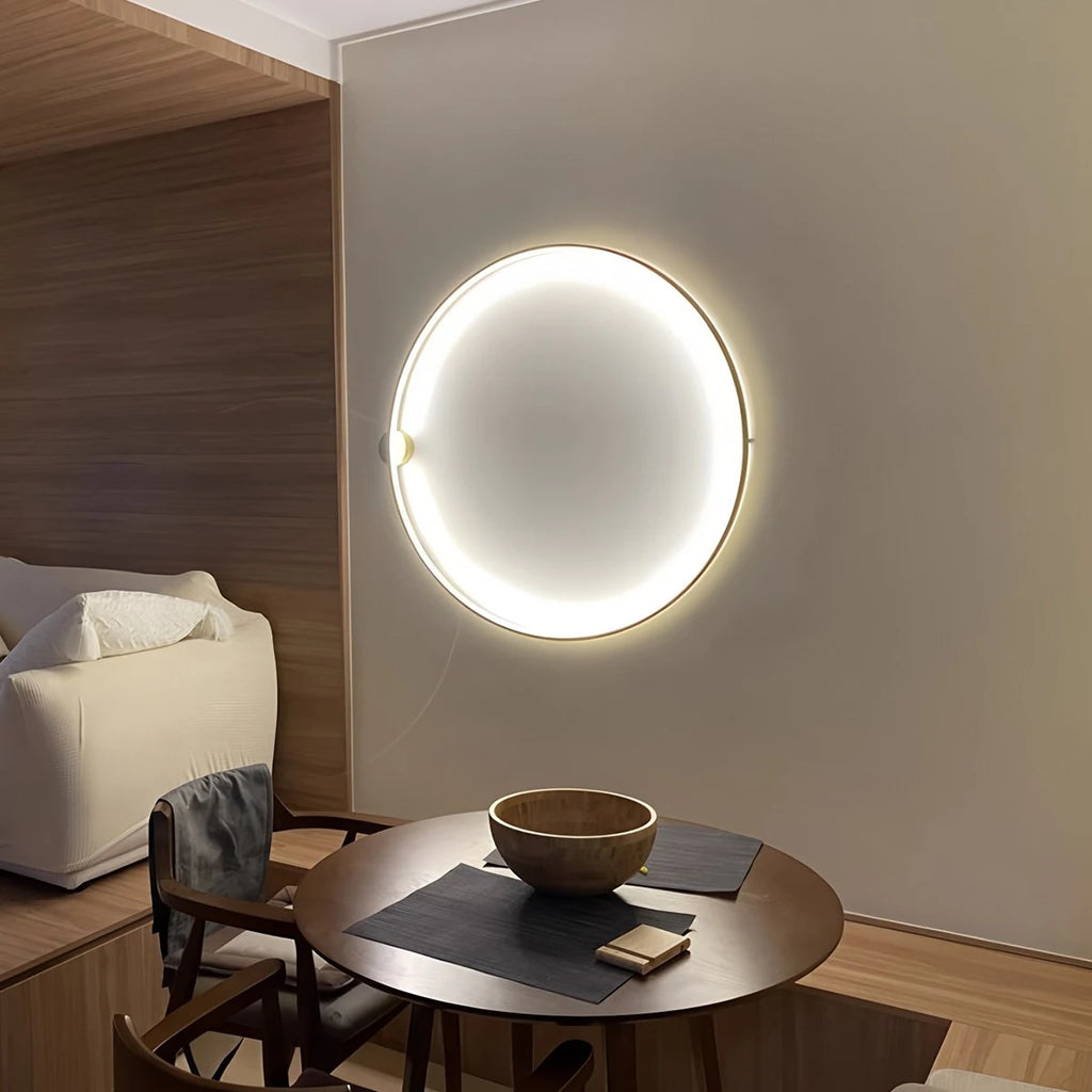 Round Ring LED Wall Lamp for Living Room