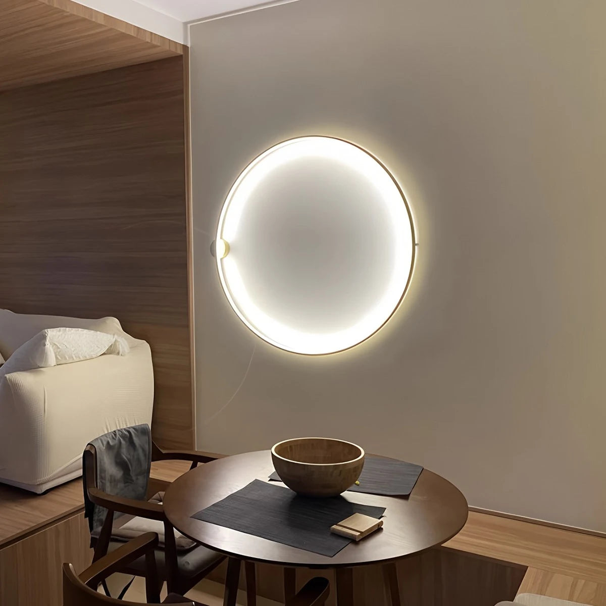 Round Ring LED Wall Lamp for Living Room