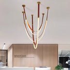 Shalom Leather Chandelier