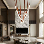 Shalom Leather Chandelier