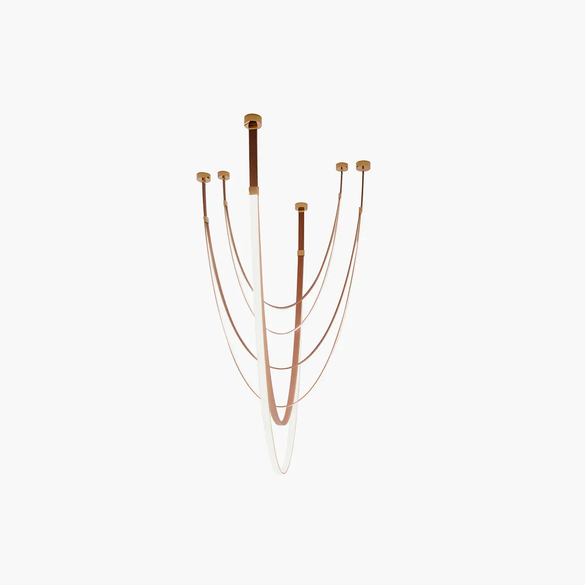 Shalom Leather Chandelier