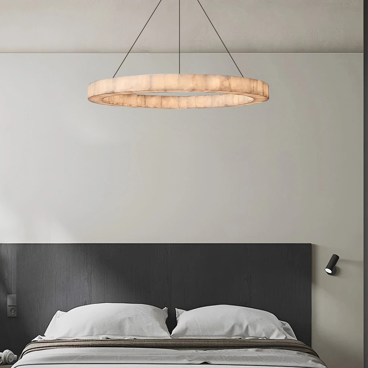 Teva Round Alabaster Chandelier