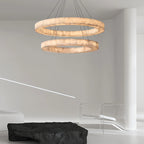 Teva Round Alabaster Chandelier