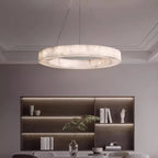Teva Round Alabaster Chandelier