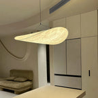 Zen Art Cloud Shape Silk Pendant Light for Living Room