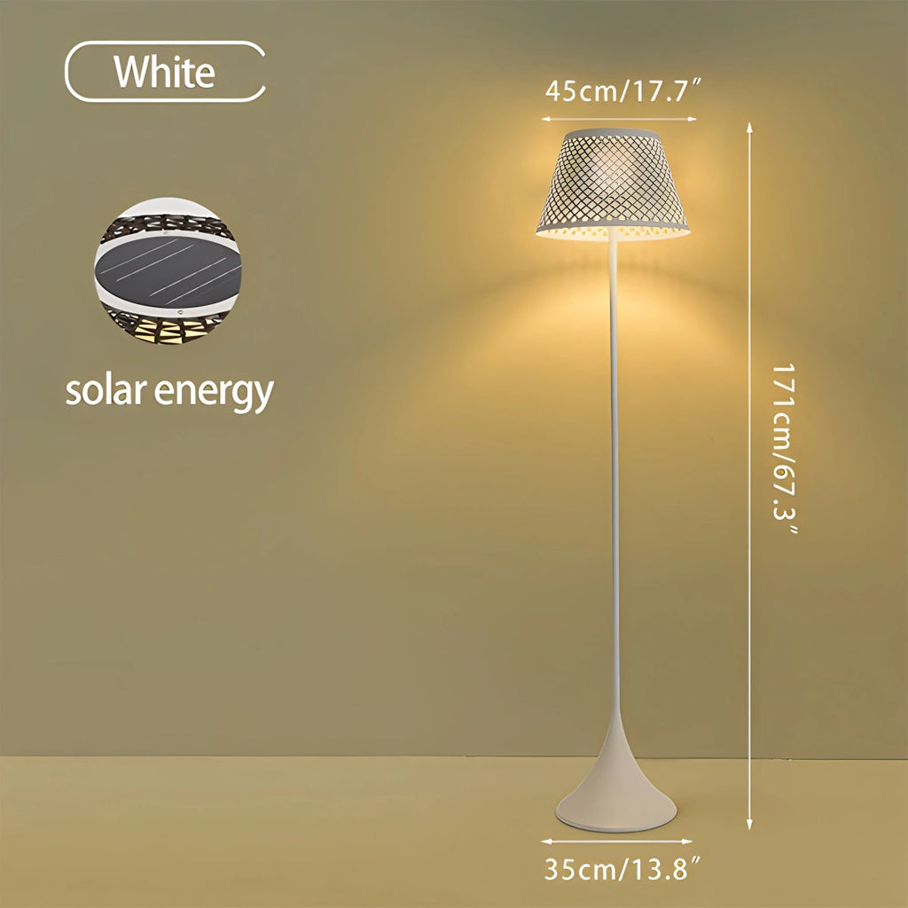 Vine Woven Floor Lamp for Outdoor