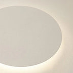 Crema Modern Nordic Round Flush Mount Ceiling Light – White Fixture