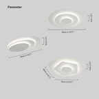 Crema Modern Nordic Round Flush Mount Ceiling Light – White Fixture