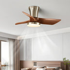 Nordic LED Ceiling Fan with Light for Living Room