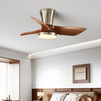 Nordic LED Ceiling Fan with Light for Living Room