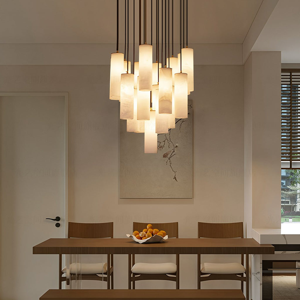 Entokei Alabaster Chandelier Light