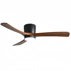 Lunara Nordic Ceiling Fan Light – Wood Clean Lines Quiet Airflow for Living Room/Bedroom