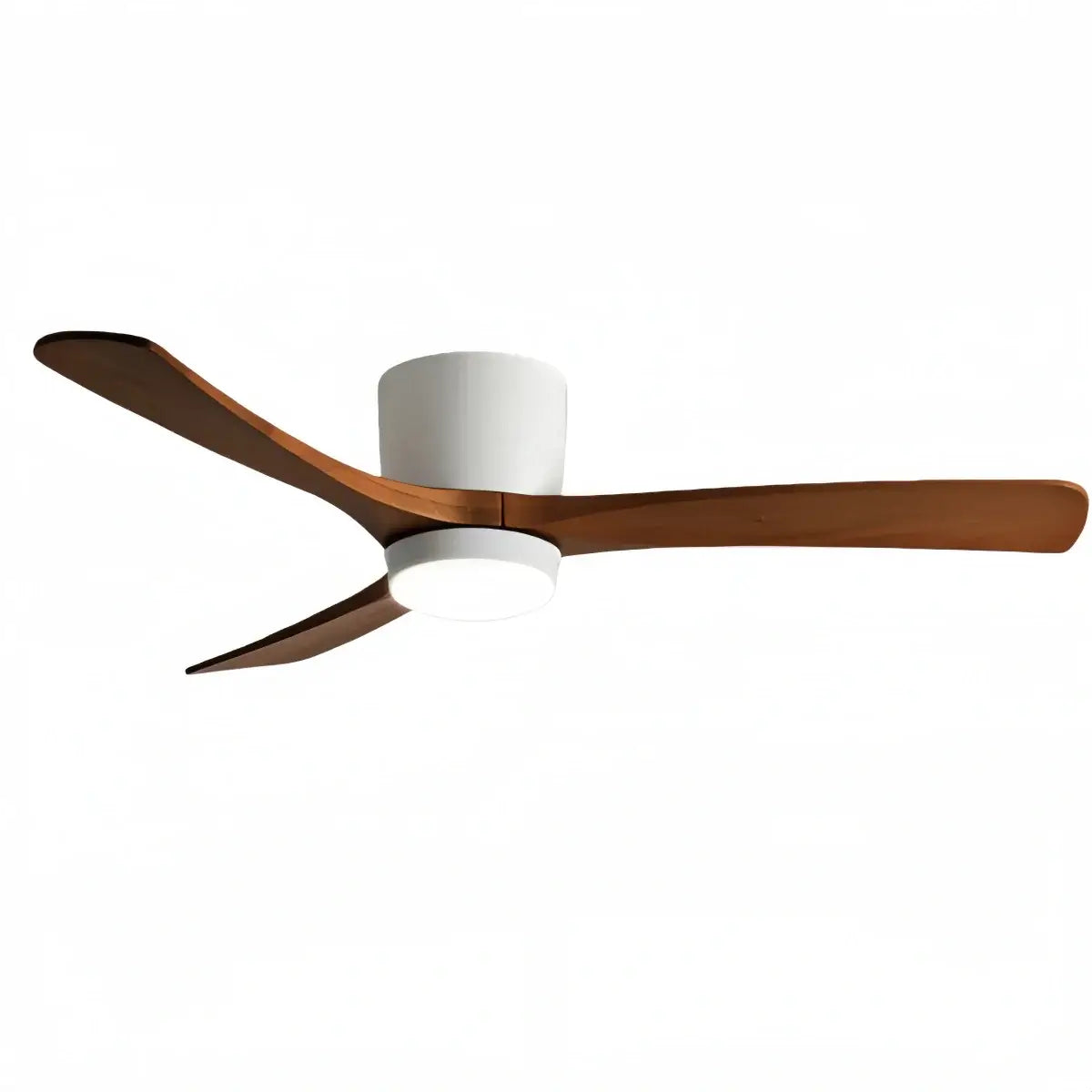 Lunara Nordic Ceiling Fan Light – Wood Clean Lines Quiet Airflow for Living Room/Bedroom