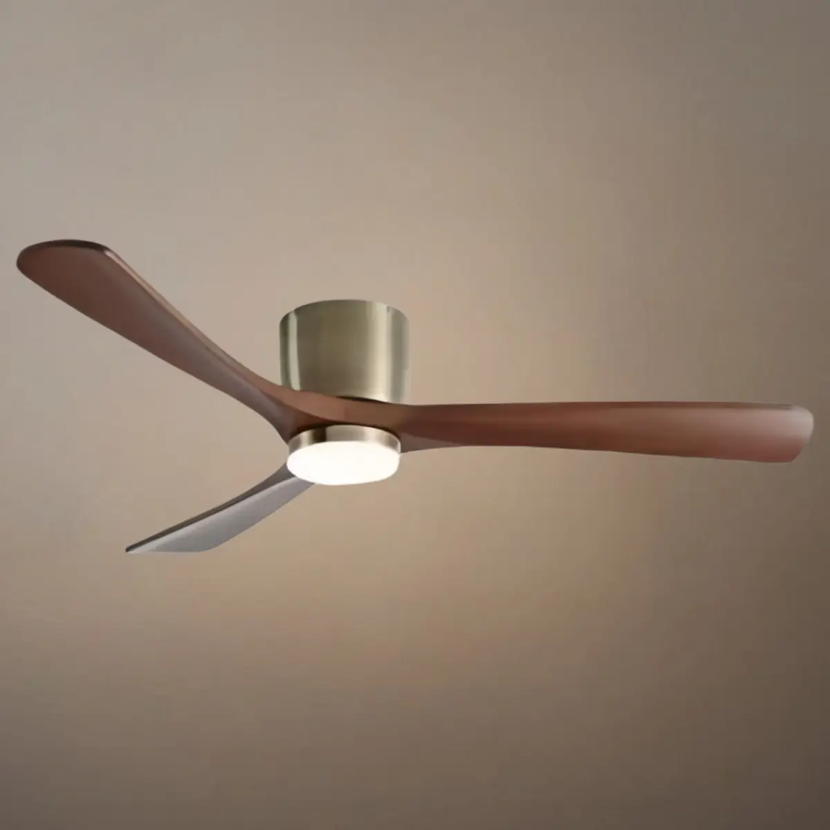 Lunara Nordic Ceiling Fan Light – Wood Clean Lines Quiet Airflow for Living Room/Bedroom