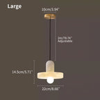Copper natural onyx dining room pendant light