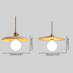 Strata LED Travertine Pendant Light