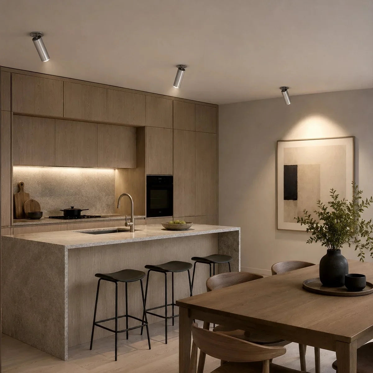 Recessed Retractable Spotlight