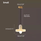 Copper natural onyx dining room pendant light