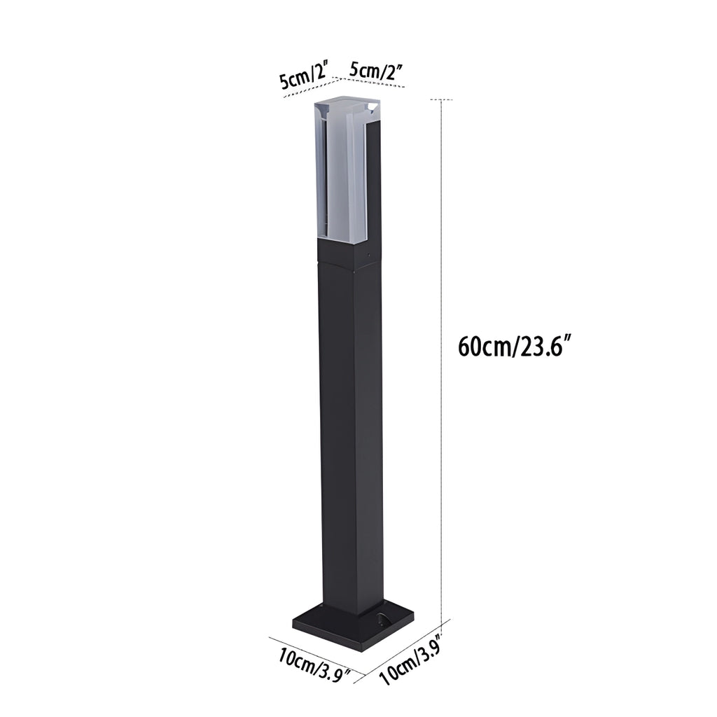 Square Outdoor Ground Garden Light