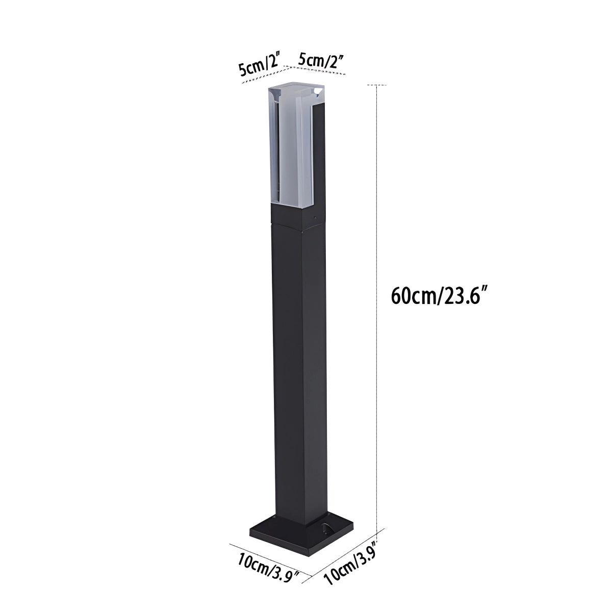 Square Outdoor Ground Garden Light