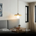 Strata LED Travertine Pendant Light