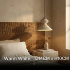 Strata Minimalist Travertine Pendant Light