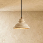 Strata Modern Travertine Pendant Light