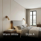 Strata Natural LED Travertine Wall Light