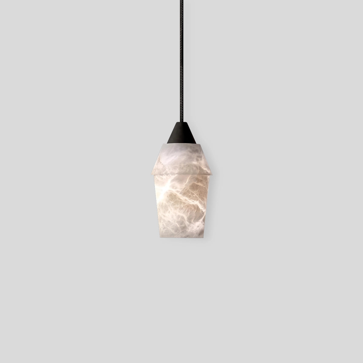 Minimalist onyx dining room pendant light