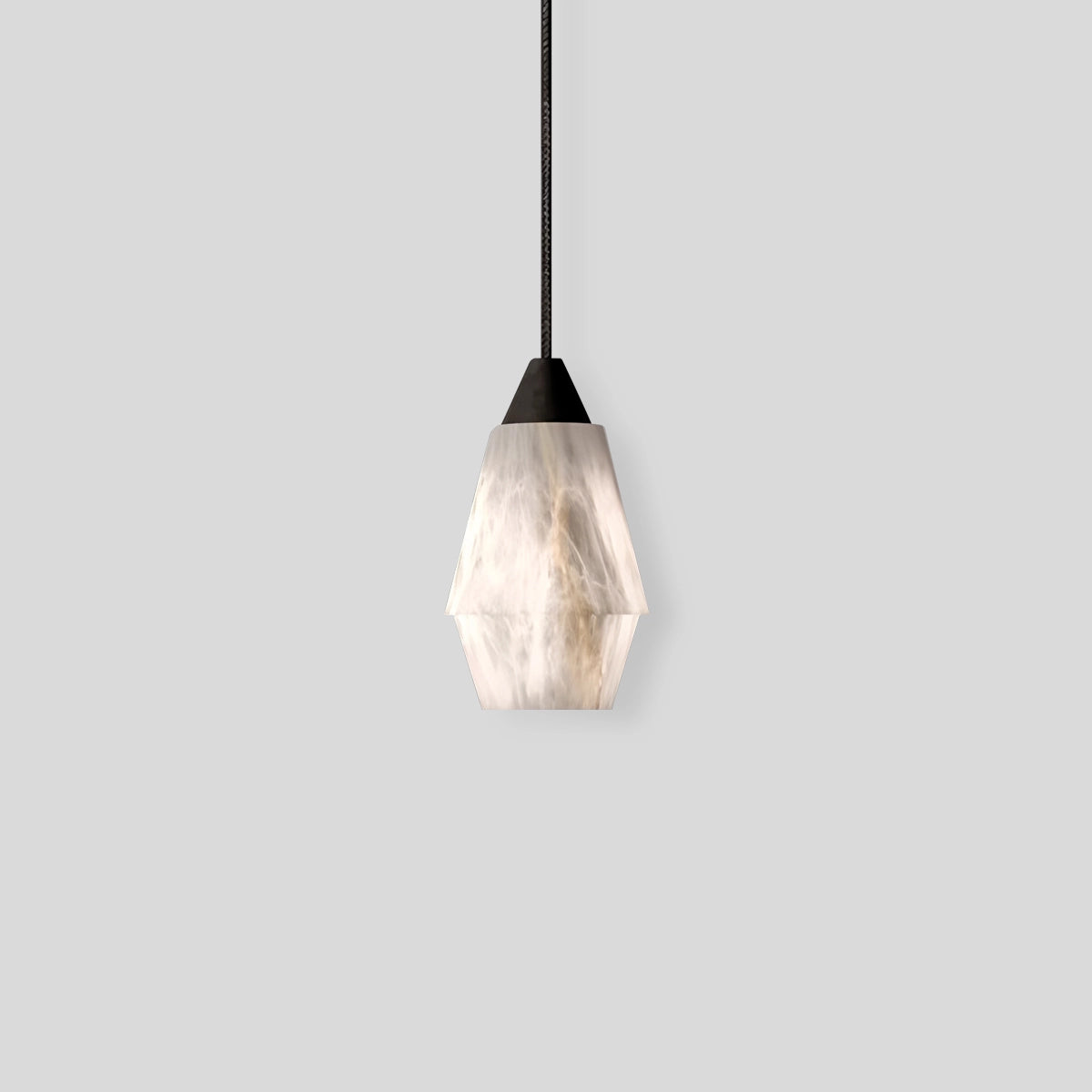 Minimalist onyx dining room pendant light