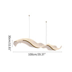 Modern LED Wave Acrylic Chandelier