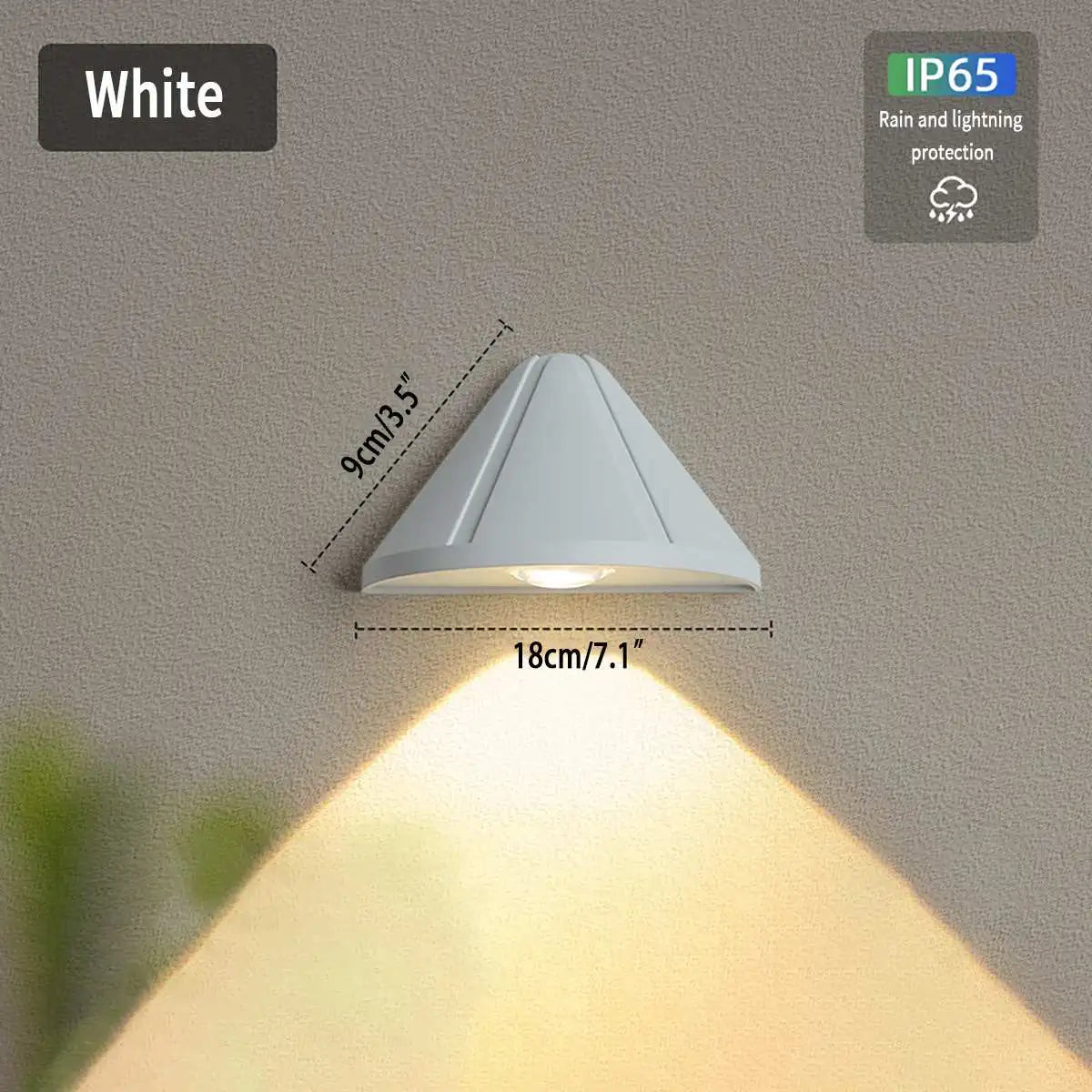 Outdoor Waterproof Cone Wall Light