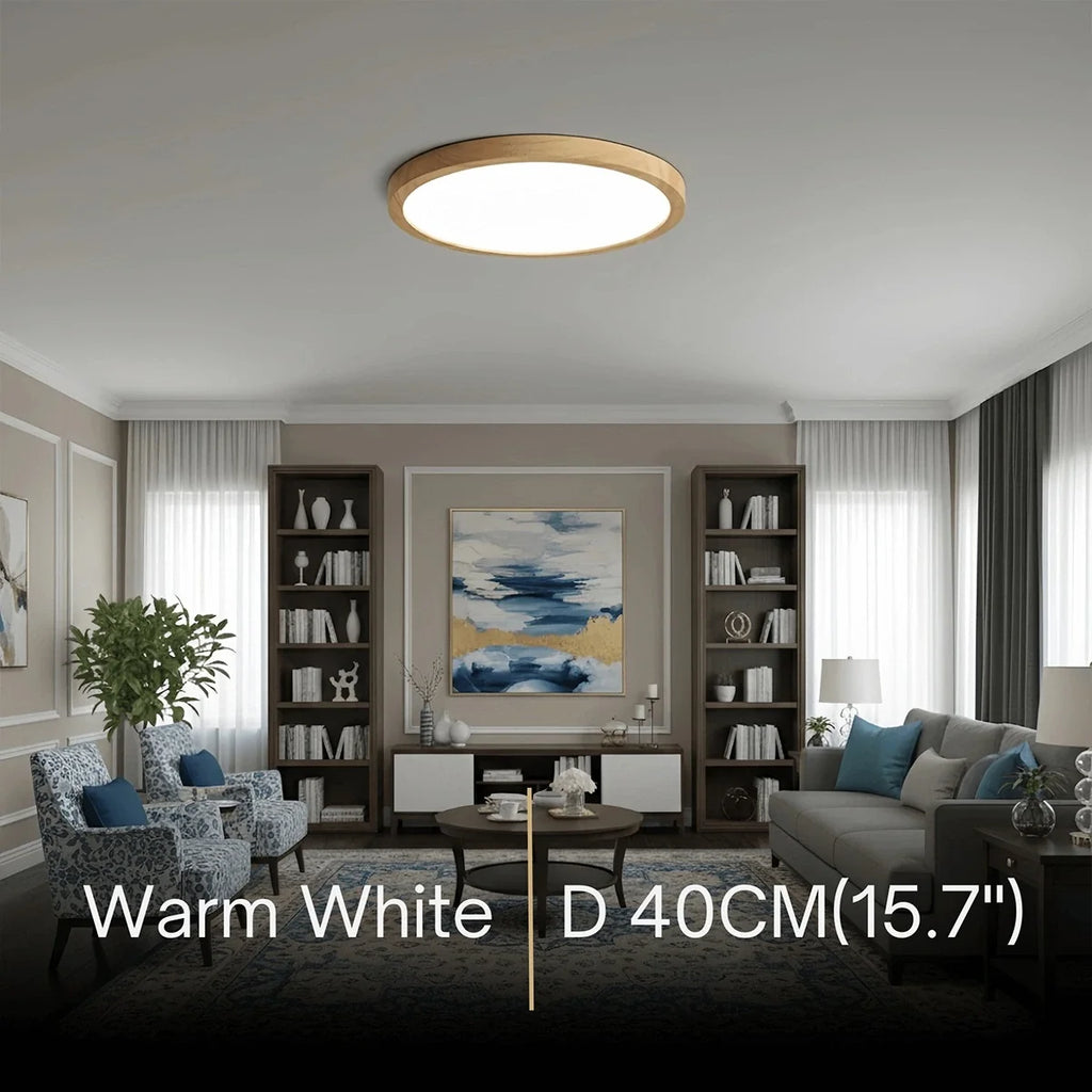 Zenno Wabi-sabi Modern Round Ceiling Light