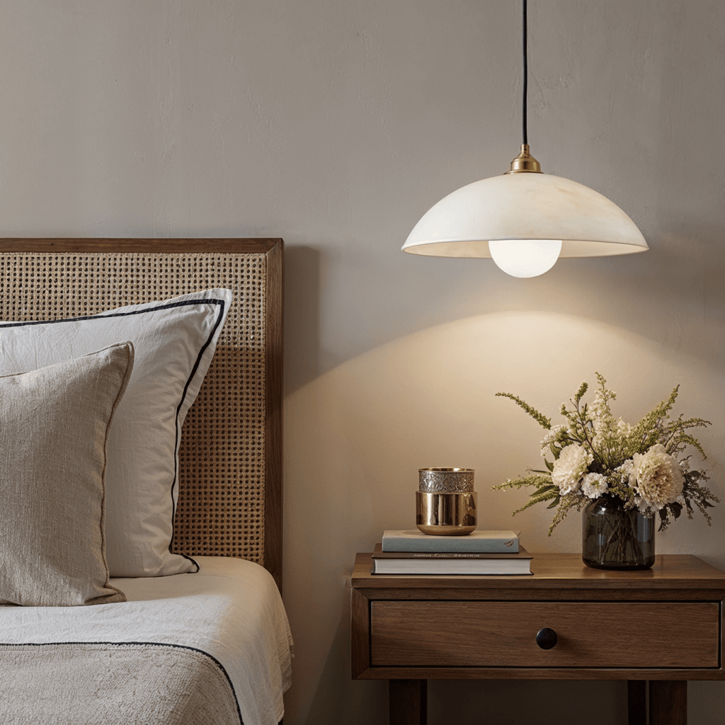 Cupola Alabaster Pendant Light