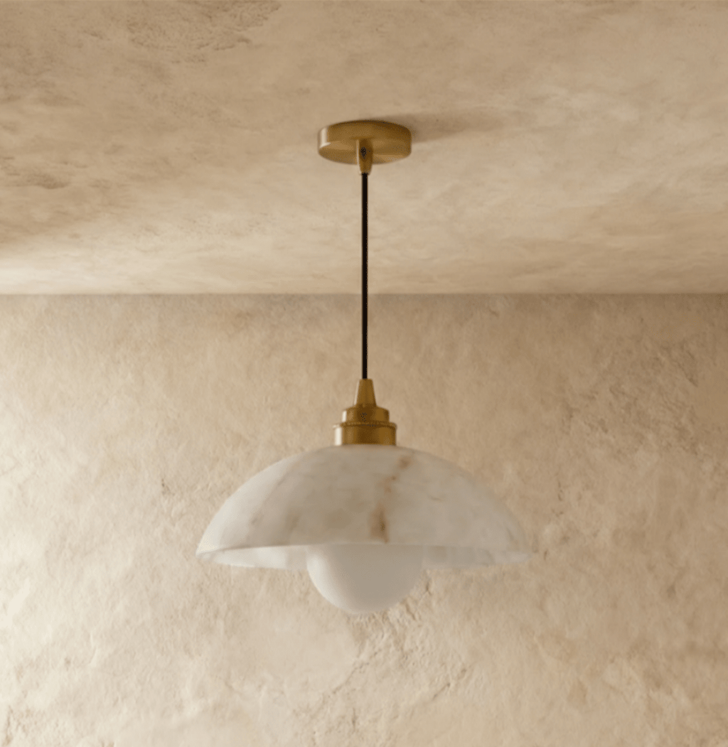 Cupola Alabaster Pendant Light