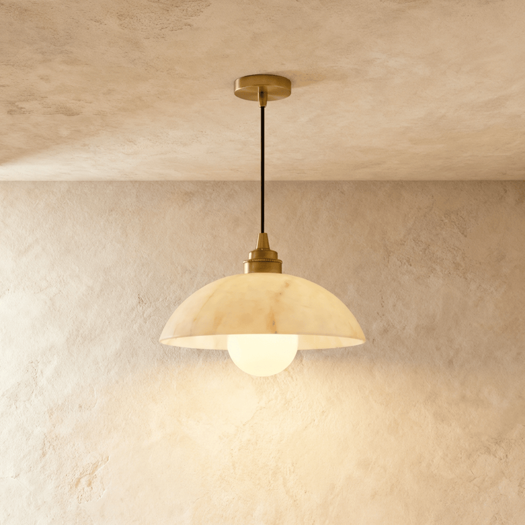 Cupola Alabaster Pendant Light