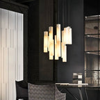 Entokei Alabaster Chandelier Light