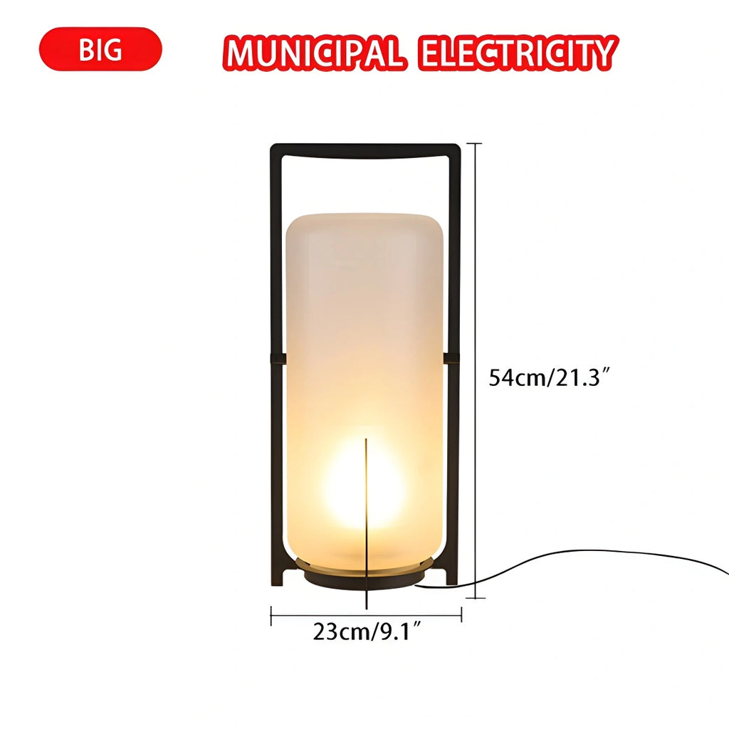 Solar Glass Lantern Outdoor Light for Garden