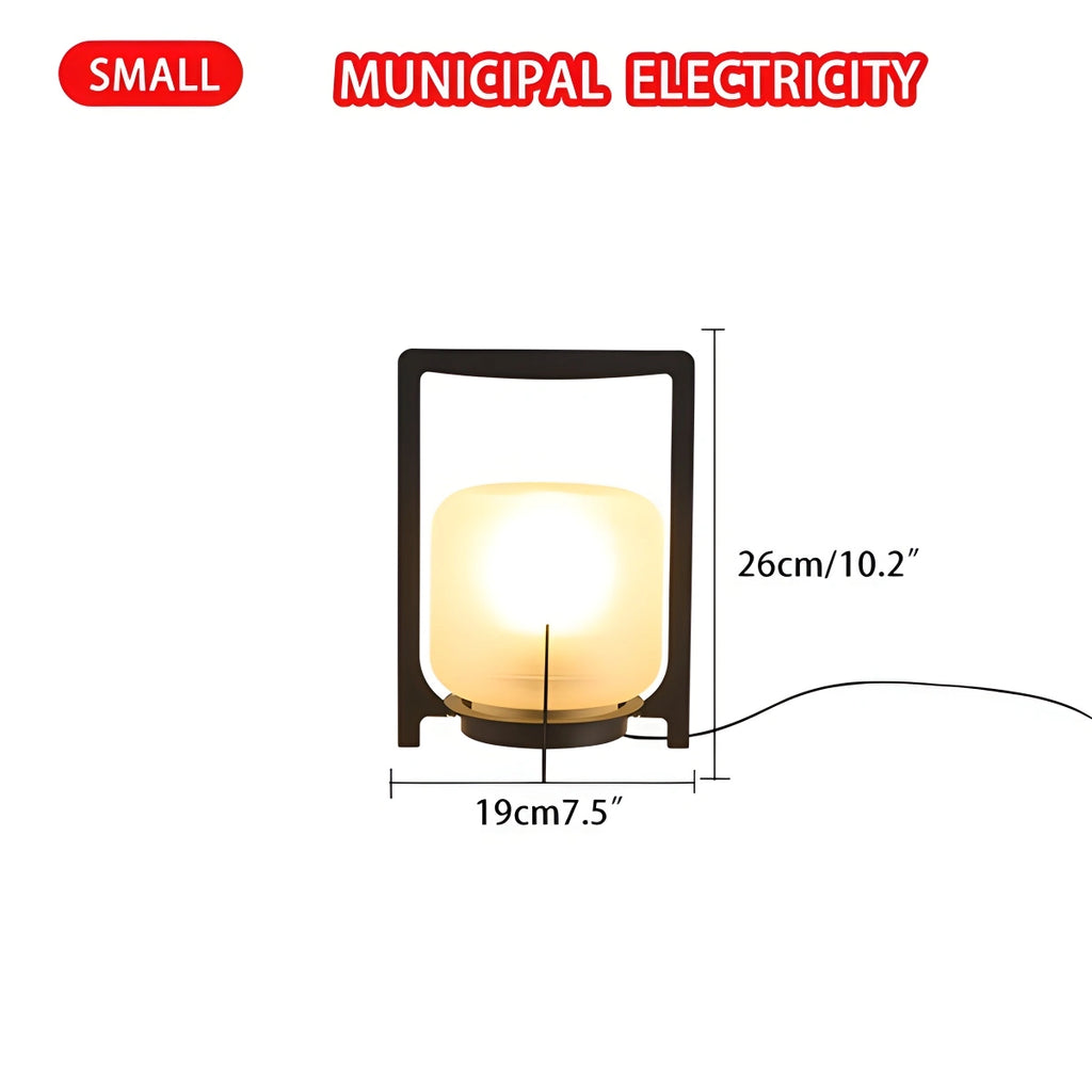 Solar Glass Lantern Outdoor Light for Garden