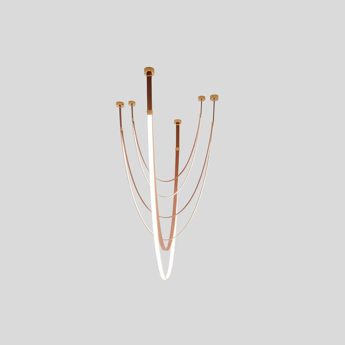 Shalom Leather Chandelier