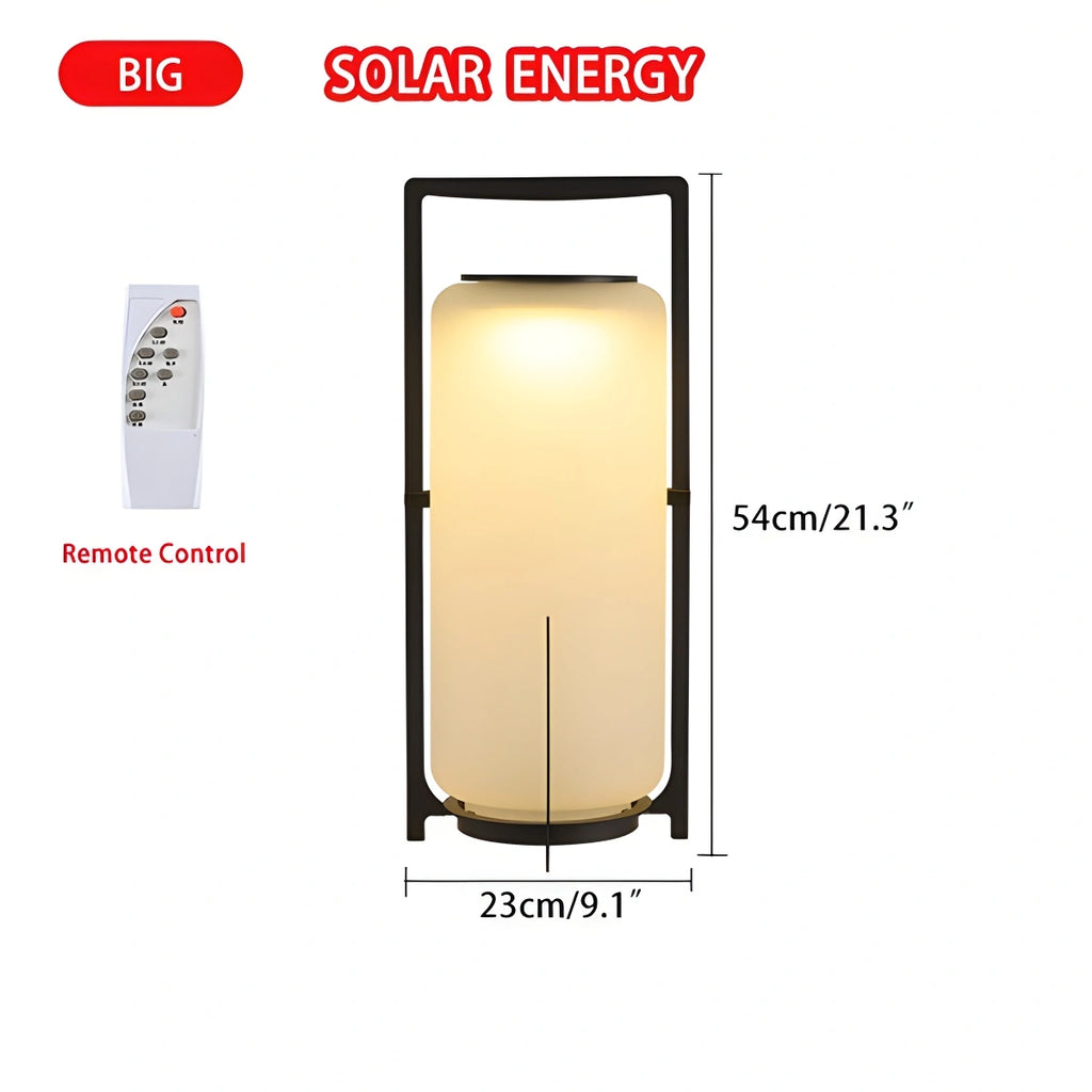 Solar Glass Lantern Outdoor Light for Garden