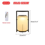Solar Glass Lantern Outdoor Light for Garden