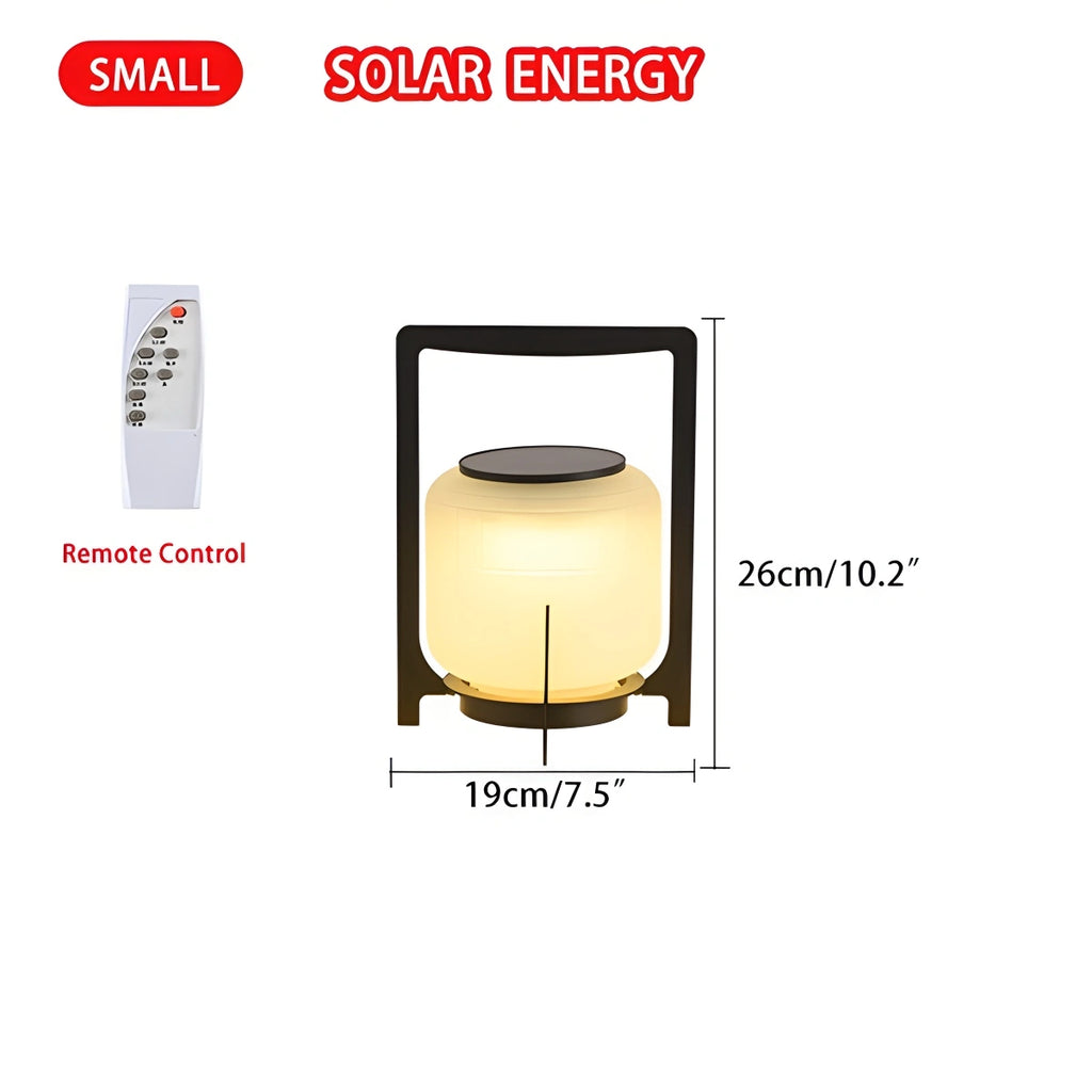 Solar Glass Lantern Outdoor Light for Garden