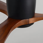 Large Low Profile Ceiling Fan with Light