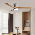 Large Low Profile Ceiling Fan with Light