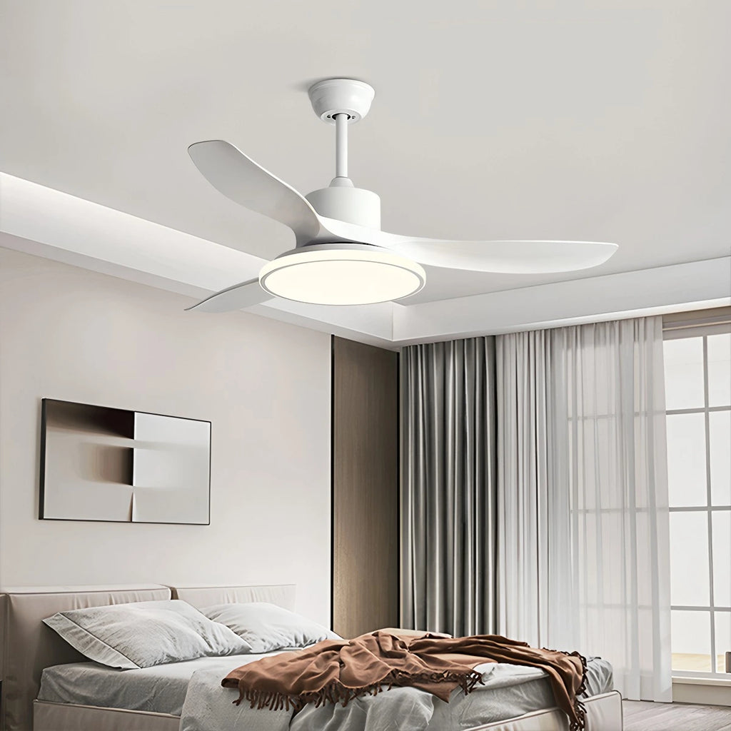 Modern 3 Blade Ceiling Fan with Light