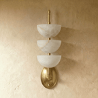 Aurelia Marble Tier Wall Lamp